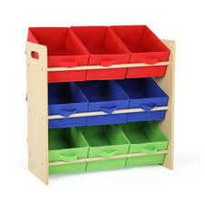 The primary colors of the bins also offer a visual learning aid for younger students or family members discovering how to name. Multi Colored Kids Storage Playroom The Home Depot