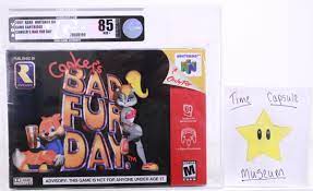 Conkers Bad Fur Day New Nintendo 64 N64 Factory Sealed WATA Mint VGA Grade  85 45496870805 | eBay