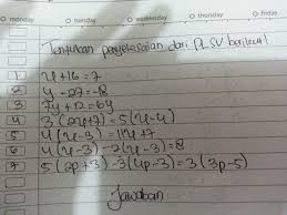 Maybe you would like to learn more about one of these? Tolong Jawab Matematika Plsv Diatas Kelas 7 Brainly Co Id