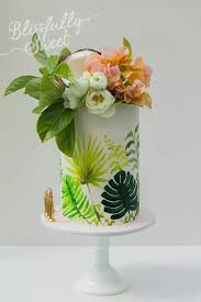 Eventos Flamingo Cake Hawaii Cake Painted Cakes