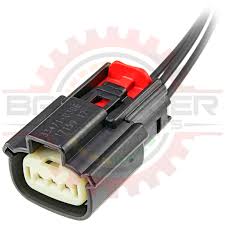 Push stripped wires into connectors for a reliable connection that's faster to install than twisting or crimping. Home Shop Connectors Harnesses Ford Epc 3 Way Ford Mazda Ignition Coil Sensor Connector Pigtail