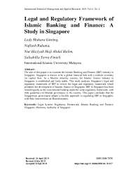 The malaysian legal framework for financial consumer protection is assessed in light of the good another aspect of the legal and regulatory framework is the legislative empowerment to form various regulatory guidelines: Pdf Legal And Regulatory Framework Of Islamic Banking And Finance A Study In Singapore Ledy Ginting Academia Edu