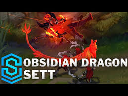 Maybe you would like to learn more about one of these? Lol Skin Obsidian Dragon Sett League Of Legends Skins Chromas Lol Skin Video Obsidian Dragon Sett