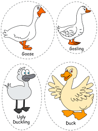 Ugly duckling the three little pigs goldilocks sleeping beauty and more fairy tale coloring pictures and sheets. Ugly Duckling Felt Board Characters