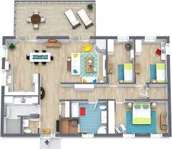 3d house plans house layout plans modern house plans house layouts apartment floor plans bedroom floor plans home design plans plan design design ideas. 3 Bedroom House Plans Free Novocom Top