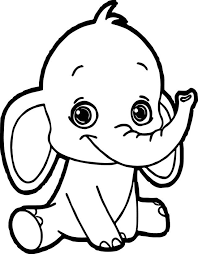 Click on any baby animal to start coloring. 27 Pretty Photo Of Baby Elephant Coloring Pages Albanysinsanity Com Elephant Coloring Page Baby Elephant Drawing Cute Elephant Drawing