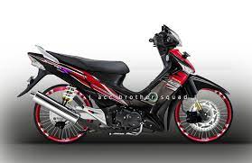 Menurut si empunya motor dengan kubikasi 125 cc ini berwarna hitam sebagaimana tertera di stnk. Gambar Drag Supra X 125