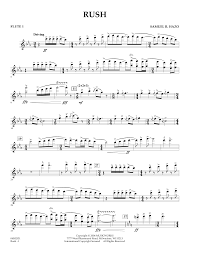0 / 2138 correct notes. Samuel R Hazo Rush Flute 1 Sheet Music Download Pdf Score 346006