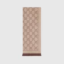 Gucci GG jacquard knitted scarf in 2022 | Jacquard pattern, Jacquard  scarves, Knitted scarf