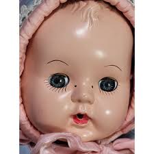 HTF Vintage 1950s 13 American Character Tiny Tears Doll & Clothes Set