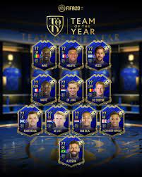 Kevin de bruyne (manchester city) Ea Sports Fifa On Twitter Das Ist Das Fifa20 Toty Alisson Robertson Van Dijk De Ligt Alexander Arnold De Jong De Bruyne Kante Mbappe