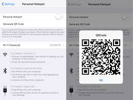 This Tweak Generate A Qr Code For Iphone S Personal Hotspot Blogygold Hot Spot Generation Face Id