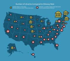The Clear Correlation Between Libraries And Literacy Rates Infographic Literacy Rate Literacy Learning And Development