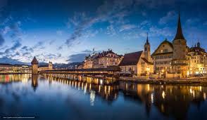 Download Wallpaper Lucerne Switzerland Chapel Bridge Free Desktop Wallpaper In The Resolution 2048x1 Places To Visit Switzerland Wallpaper Scenic Train Rides
