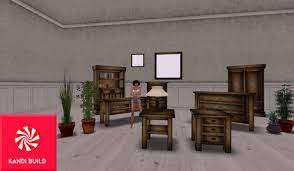 Second Life Marketplace - Kandi Build Bedroom Furniture Set 3A