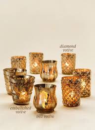The antiqued metallic finish of our mercury glass candle holders is reflective and shimmery, enhancing candle light. Pin On Wedding