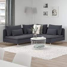 Soderhamn Ecksofa 3 Sitzig Samsta Dunkelgrau Ikea Osterreich Soderhamn Sofa Dunkelgraues Sofa Wohnzimmer Einrichten
