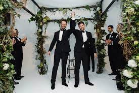 A Sophisticated Wedding Celebration At The High Line Hotel In New York City Celebrity Weddings Top Wedding Planners Sophisticated Wedding