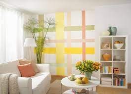 Strisce Di Arredo Pittura E Decorazione Casa Fai Da Te Brico Fai Da Te Colore Per Il Soggiorno Decorazioni Soggiorno Carta Da Parati