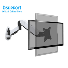Exterior walls offer obstructions like sway braces or fire. Aluminum 360 Degree Full Motion Height Adjustable 15 27 Lcd Led Tv Wall Mount Monitor Holder Bracket Arm Monitor Holder Monitor Bracket Armmonitor Holder Arm Aliexpress