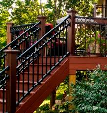 Westbury aluminum railing's powder coated aluminum stair rail kits are available in 6' and 8' lengths, and standard railing heights of 36 and 42. Westbury Aluminum Railing Burroughs Hardwoods Inc