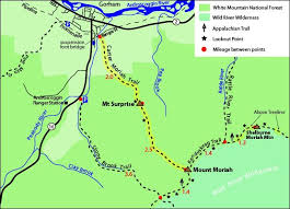 Hike Mount Moriah Mount Surprise Carter Moriah Trail Mt Moriah Mt Surprise Trail Map White Mountain National Forest Adventure Camping Hiking