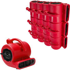 B Air 1 4 Air Mover Carpet Dryer Floor Fan For Home Retail Plumbing Water Damage Restoration In Red 84 Pack Plumbing Water Damage How To Clean Carpet