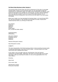The format of a memo is much simpler. Full Block Style Business Letter Sample 2 Printable Pdf Download