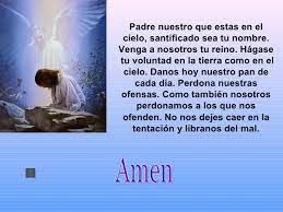 Perdona nuestras ofensas, como también nosotros perdonamos. Padre Nuestro Que Estas En El Cielo Por Cande