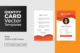 Download Id Card Vector Template Graphic By Dendysign Creative Fabrica SVG Cut Files