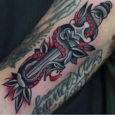 Black And Red Tattoo Sleeve Top 73 Traditional Dagger Tattoo Ideas 2020 Inspiration Guide Traditional Tattoo Sleeve Traditional Dagger Tattoo Traditional Tattoo