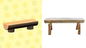 Log bench recipe and required materials acnh. Animal Crossing Garden Chair Off 64