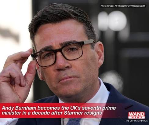Prime Minister Andy Burnham has acknowledged his precarious position as he  takes office as the seventh British leader in just over a decade.