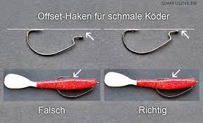 Viel angler verwenden offset haken beim fischen mit gummiködern, wenn es sehr hängerträchtig wird. Offset Haken Montage Simfisch De Angeln Und Outdoor