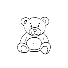 Disegno Di Un Orsetto Da Stampare Disegni Facili Disegni Sagoma Di Orso