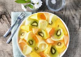 Carpaccio De Fruits Au Sirop De Verveine Guy Demarle Recette Fruits Au Sirop Recette Carpaccio Fruits