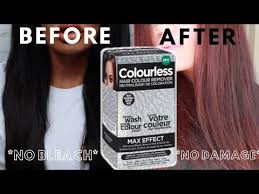 You can strip out the black hair color and reach anything from a brown to blonde color with time and care. Remove Permanent Black Hair Dye At Home No Bleach No Damage Colourless Remover Review In 2020 Permanent Black Hair Dye Black Hair Dye Remove Permanent Hair Dye