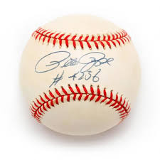 Since being banned from the majors, rose has been parlaying his fame into a career by appearing at autograph shows and other places around the country where. Pete Rose Autographed Baseball Lot 1078 Single Owner Sports Memorabilia Collectionoct 26 2018 1 00pm