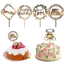 Kreuzworträtsel lösungen mit 4 buchstaben für englisch für kuchen. Geburtstag Party Kuchen Topper Gold Insert Karte Englisch Geburtstag Glucklich Karte Einfugen Nette Muster Verschiedenen Formen Cake Decorating Supplies Aliexpress