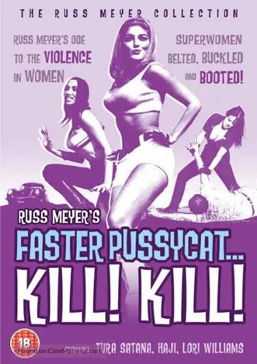 Faster, Pussycat! Kill! Kill! (1965) British dvd movie cover