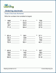 K5 learning offers free worksheets, flashcards and inexpensive workbooks for kids in. Ordering Decimals Worksheets K5 Learning
