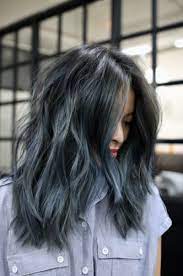 Denim Hair Is 2017 S Most Unexpected Trend We Love It Refinery29 Http Www Refinery29 Com Light Blue Hair T Grey Hair Color Denim Hair Hair Color Blue