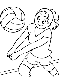 Bumping Is My Fav In V Ball Sports Coloring Pages Coloring Pages For Kids Free Coloring Pages