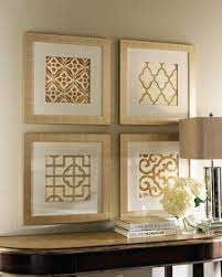 Geometric Prints Traditional Artwork By Horchow Antique Wall Decor Decor Wall Decor