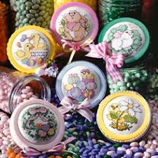 I love christmas ornaments using mason jar lids, so i decided to incorporate a few elements i love all into one. 52 Jar Toppers Cross Stitch Ideas Cross Stitch Stitch Cross Stitch Embroidery