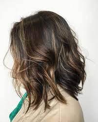 Thick Wavy Hair Medium Length Balayage Hair Hair Styles Babylights Hair