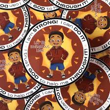 Leo the Courageous Lyon Waterproof Affirmation Vinyl Sticker