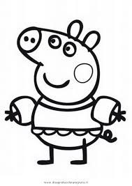 Ci sono disegni da colorare con peppa pig, george, papà pig e mamma pig, pedro pony, emily elefante, candy gatto, rebecca coniglio e tutti gli altri amici! Disegno Peppa Pig Braccioli Piscina Personaggio Cartone Animato Da Colorare
