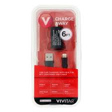 Vivitar Mobile Candy Usb Car Charger Lighting Cable Shop Phone Chargers At H E B