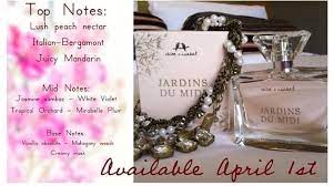 our first fragrance jardin du midi parfum 58 chloe isabel chloe isabel jewelry new fragrances